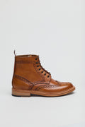 Ben Sherman Arthur Botas De Cuero Marrón Para Hombre