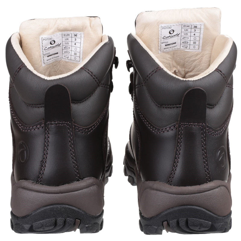 Cotswold Winstone Botas De Senderismo De Cuero Marrón Para Mujer