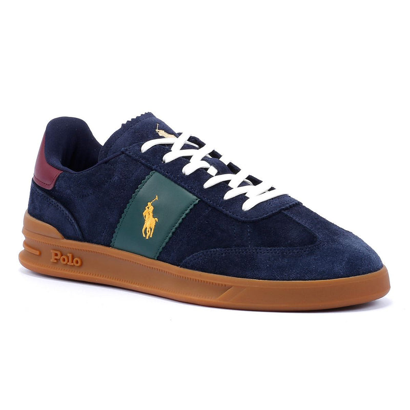 Ralph Lauren Heritage Area Zapatillas De Hombre Azul De Ante