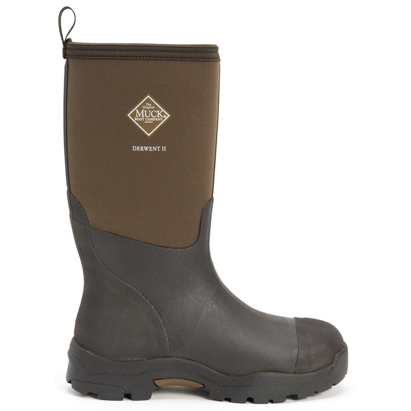 Muck Boots MB Derwent II Botas De Agua Negras/Marrones De Caucho.