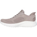 Skechers BOBS Sport Squad Chaos Zapatillas De Tela Para Mujer En Color Topo.