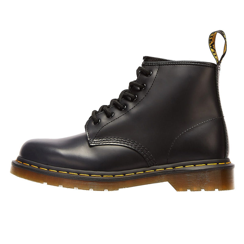 Dr. Martens 101 Botas Negras De Cuero Liso