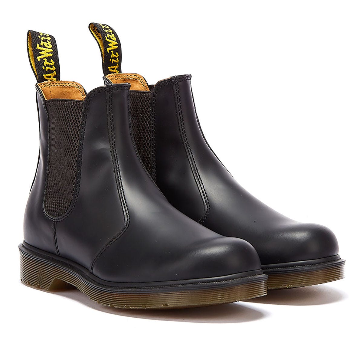 Dr. Martens 2976 Botas Chelsea De Cuero Negro Para Hombre