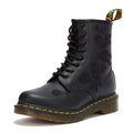 Dr. Martens 1460 Vonda Mono Floral Softy Botas Negras Para Mujer