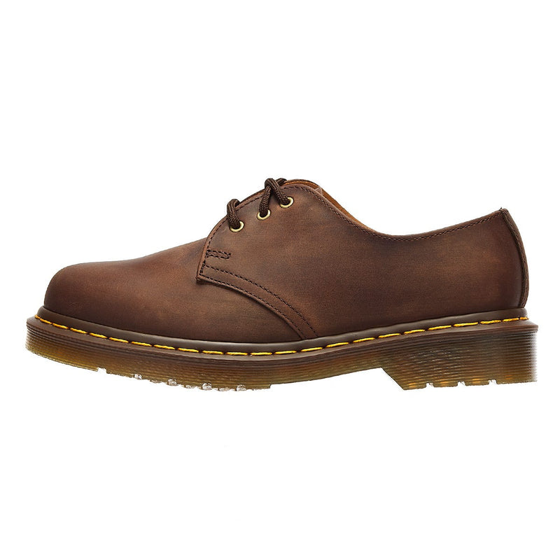 Dr. Martens 1461 Zapatos De Cuero Marrón Gaucho Para Mujer De Dr. Martens