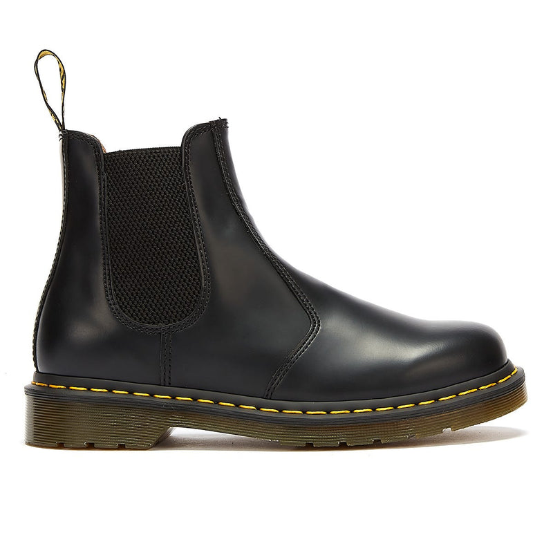 Dr. Martens 2976 Botas Negras De Cuero Liso Para Mujer