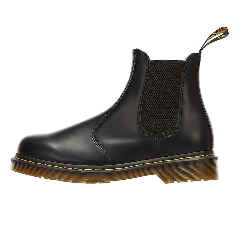 Dr. Martens 2976 Botas Negras De Cuero Liso Para Mujer