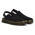 Dr. Martens Sandalias Negras De Mula Para Hombre De Ante Moss Back De Carlson Eh