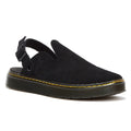 Dr. Martens Sandalias Negras De Mula Para Hombre De Ante Moss Back De Carlson Eh