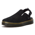 Dr. Martens Sandalias Negras De Mula Para Hombre De Ante Moss Back De Carlson Eh