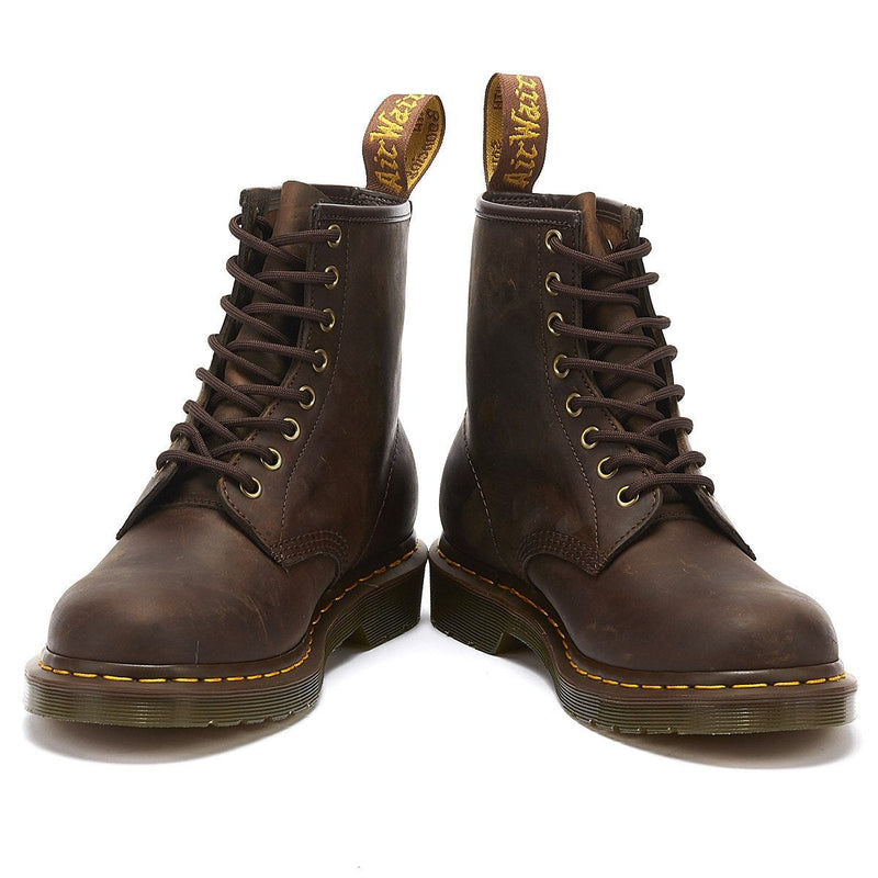 Dr. Martens 1460 Botines De Cuero Marrón Gaucho Para Mujer