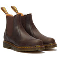 Dr. Martens 2976 Ys Locos Botas Marrones Para Hombres De Cuero Crazy Horse