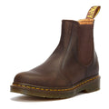 Dr. Martens 2976 Ys Locos Botas Marrones Para Hombres De Cuero Crazy Horse