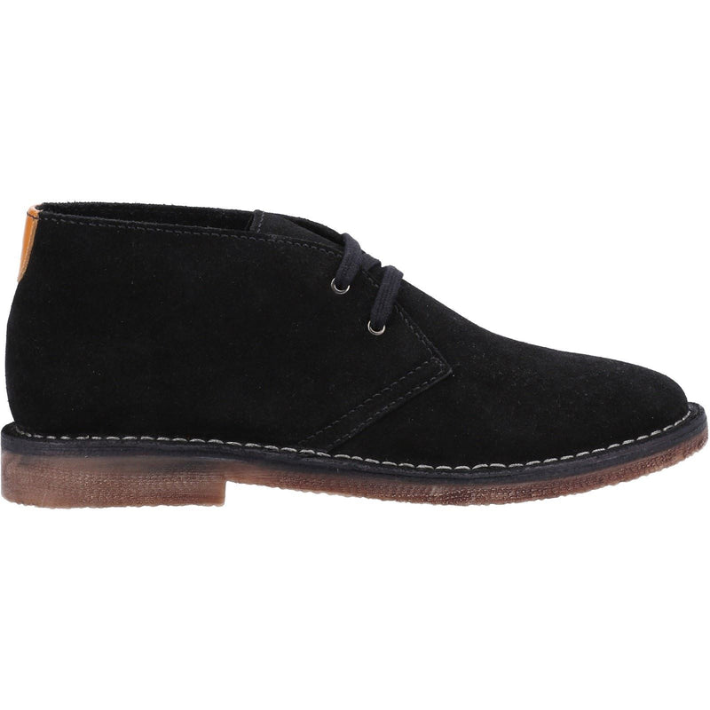 Hush Puppies Samuel Botas Negras De Ante Para Hombre