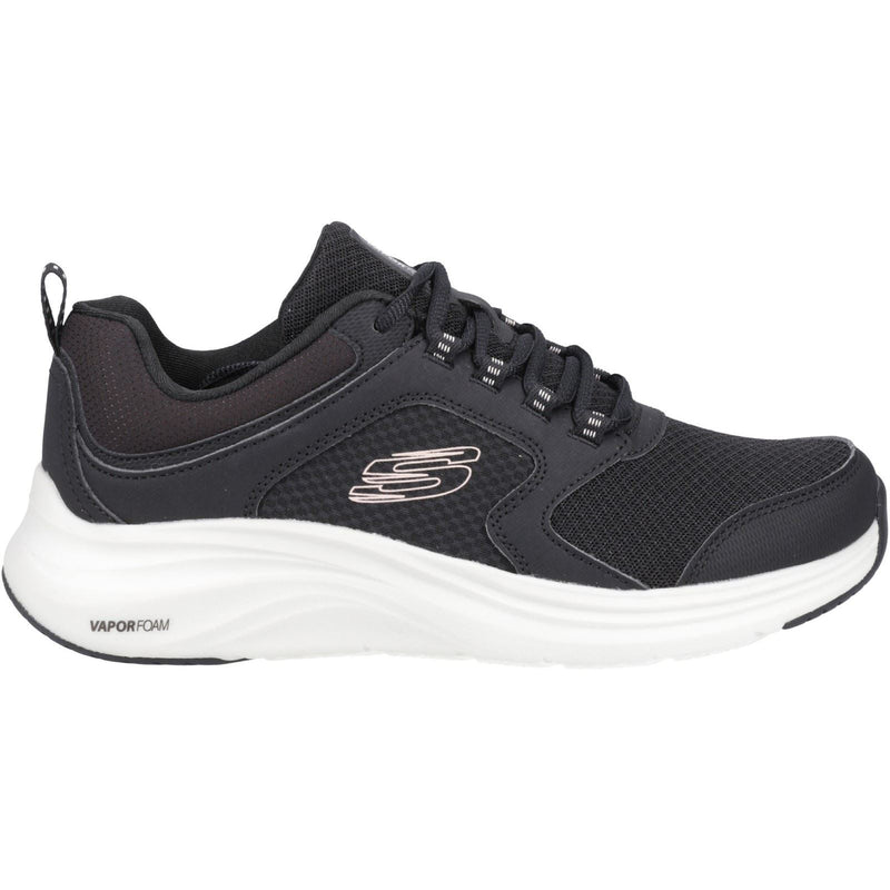 Skechers Vapor Foam Zapatillas De Tela Para Mujer En Negro/Rosa