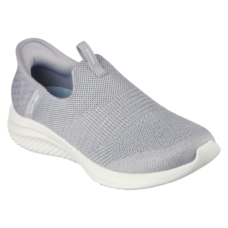 Skechers Ultra Flex 3.0 Smooth Step Zapatillas De Deporte De Mujer De Color Gris Claro