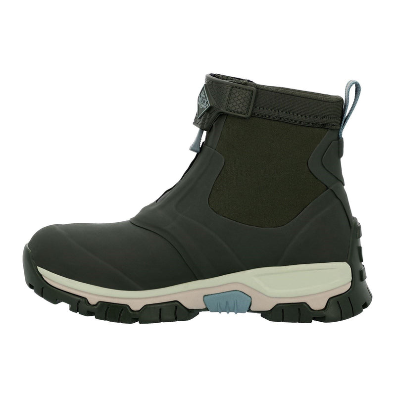 Muck Boots Apex Mid Zip Botas De Agua De Caucho Y Musgo.