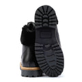 Barbour Woodside Hiker Botas Negras De Cuero Para Mujer.