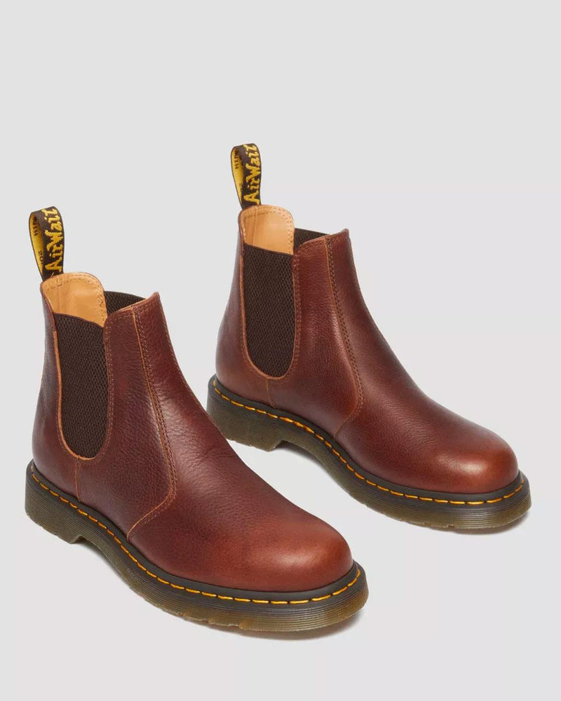 Dr. Martens 2976 Ambassador Botas Marrones De Cuero