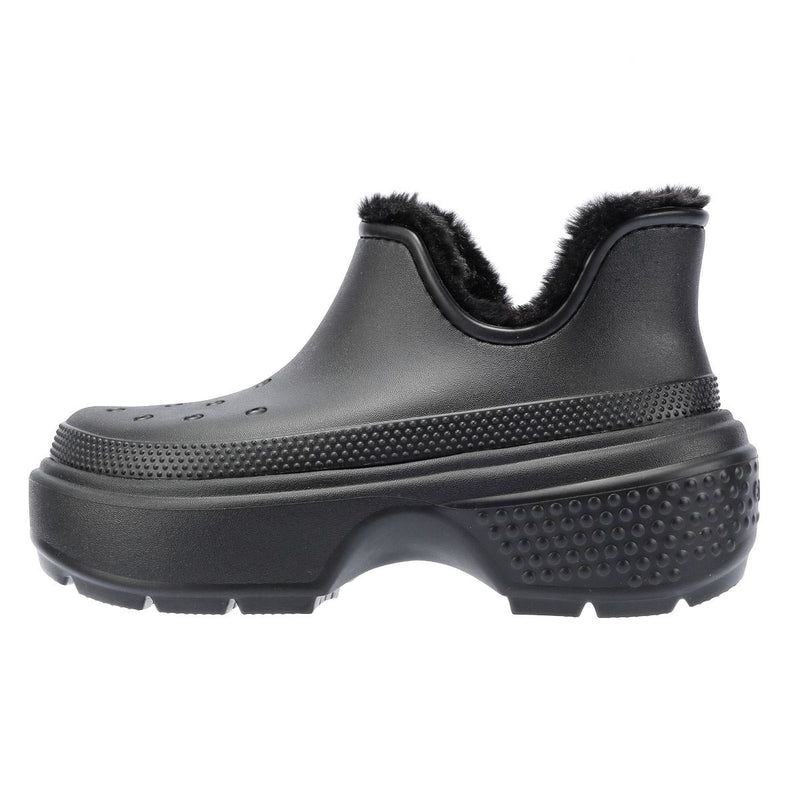 Crocs Stomp Lined Shorty Botas Negras De Mujer