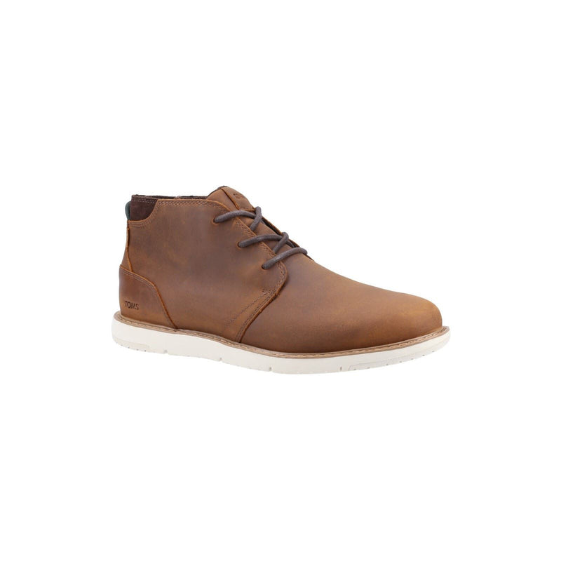 TOMS Navi Botas De Cuero Marrón Topacio Para Hombre