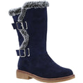 Hush Puppies Megan Botas De Ante Azul Marino Para Mujer.