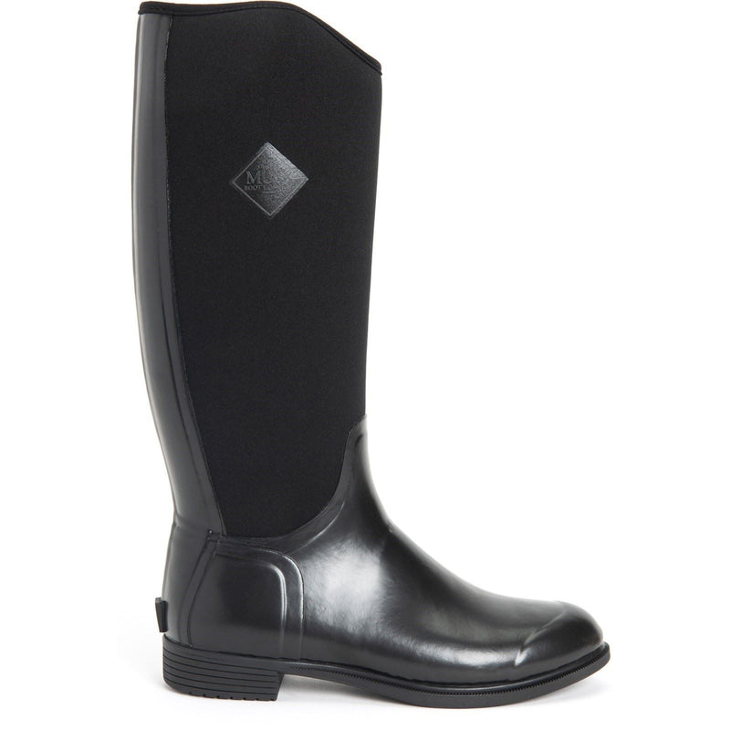 Muck Boots Derby Tall Botas De Agua Negras De Goma