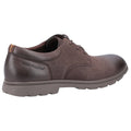 Hush Puppies Trevor Zapatos De Cuero Marrones Con Cordones Para Hombre.