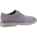 Hush Puppies Scout Zapatos Grises De Ante Para Hombre Con Cordones.