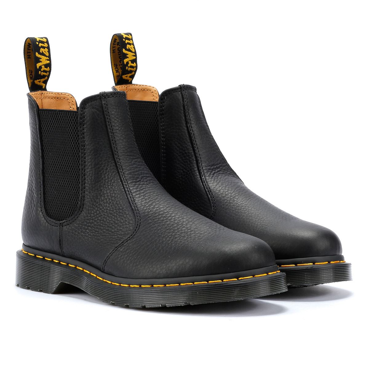 Dr. Martens 2976 Ambassador Botas Negras De Cuero