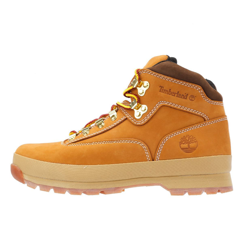 Timberland Euro Hiker Mid Lace Botas De Cuero Marrón Para Hombre