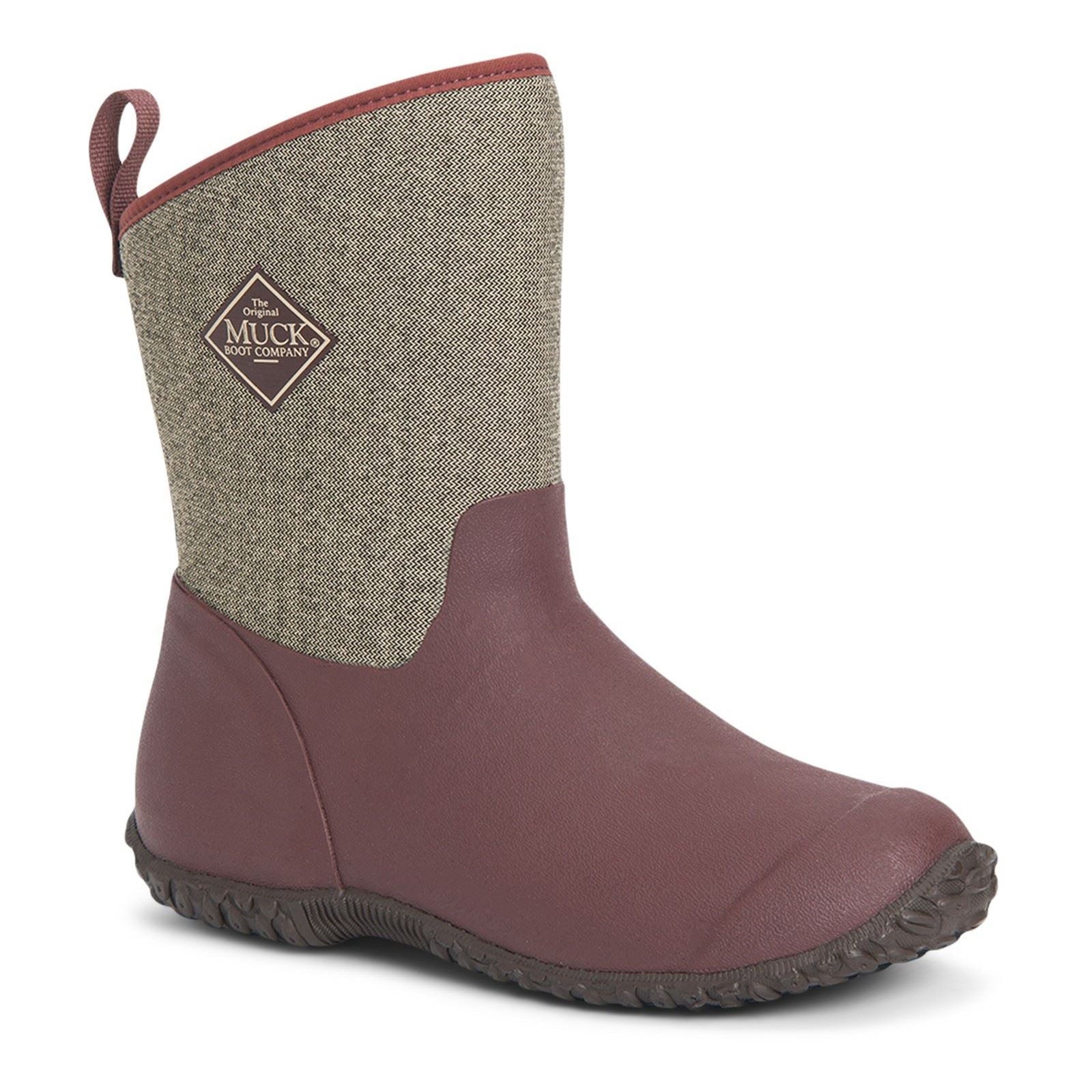 Muck Boots Muckster II Mid Botas De Agua De Goma Con Estampado De Uva Pasa.