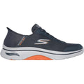 Skechers Arch Fit 2.0 Simplicity 2 Zapatillas De Tela Para Hombre En Color Carbón/Naranja