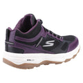 Skechers Go Run Trail Altitude Zapatillas De Cuero Para Mujer En Negro/Morado