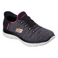 Skechers Summits Dazzling Haze Zapatillas De Tela Para Mujer En Negro/Multicolor