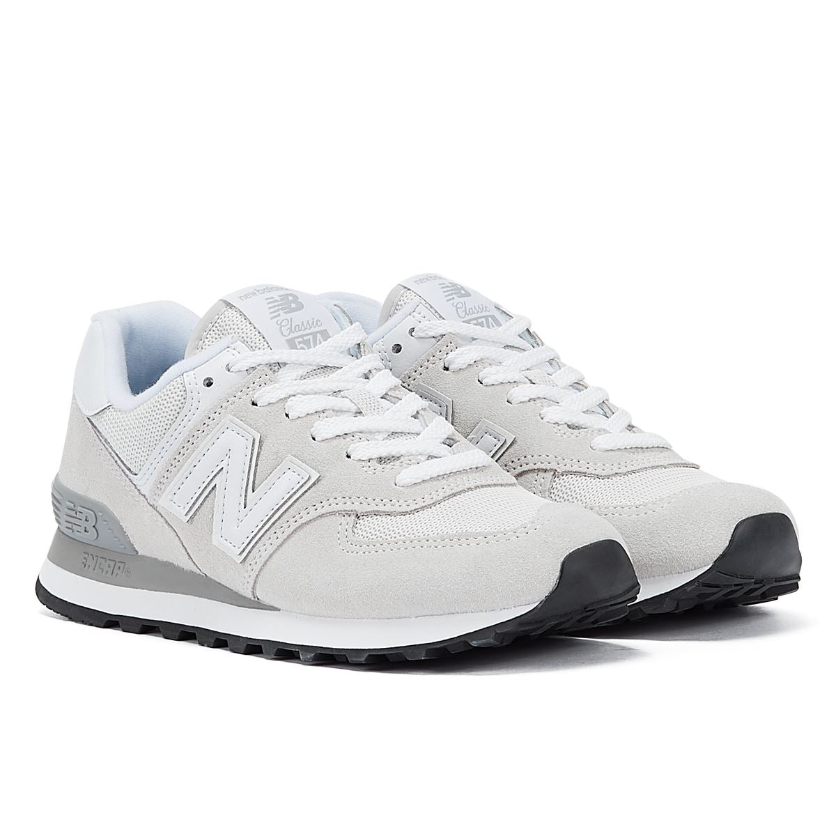 New Balance Zapatillas Grises Claras Para Mujer 574 Nimbus Cloud