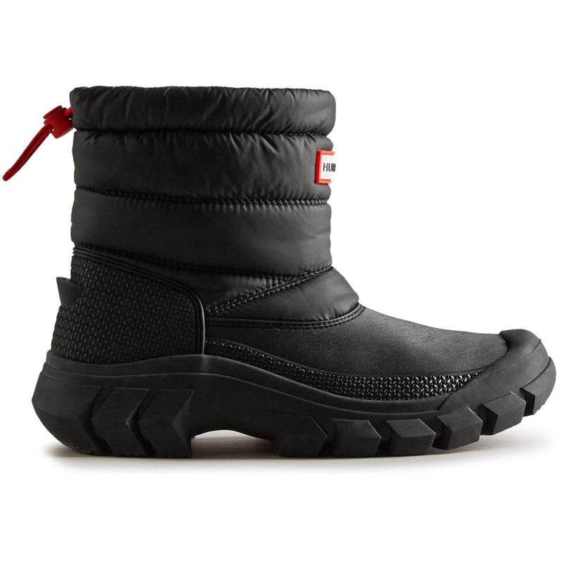 Hunter Intrepid Botas De Agua Negras De Nailon Para Mujer