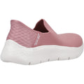 Skechers Go Walk Flex Sunset View Zapatillas De Mujer De Poliéster Color Rosa