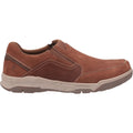 Hush Puppies Fletcher Mocasines De Cuero Para Hombre En Color Beige.