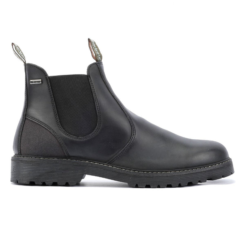 Barbour Patton Botas Negras De Cuero Para Hombre