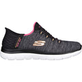 Skechers Summits Dazzling Haze Zapatillas De Tela Para Mujer En Negro/Multicolor