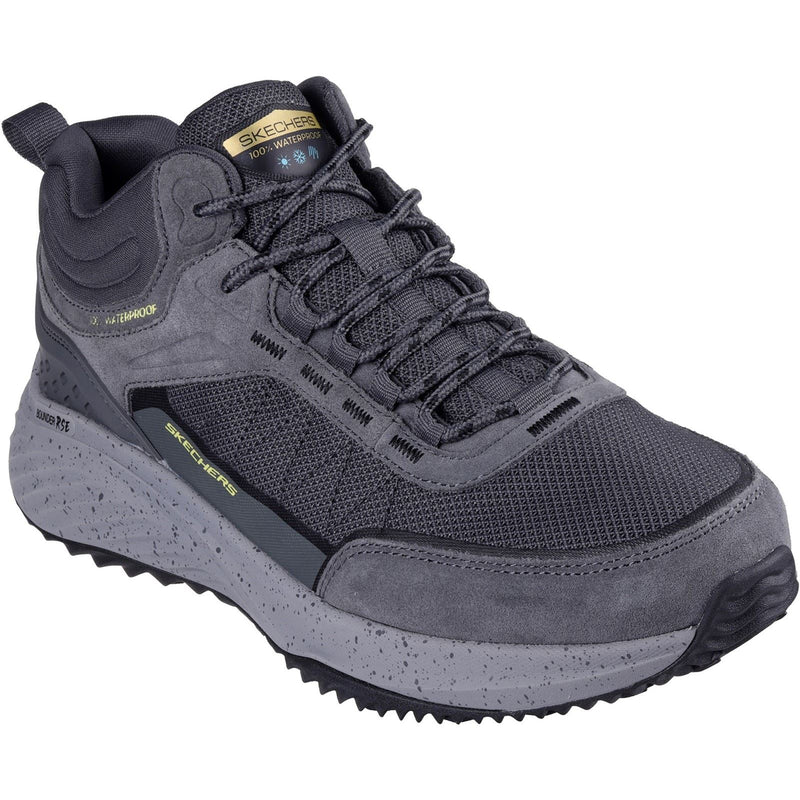 Skechers Bounder Rse Botas De Senderismo De Piel Para Hombre En Color Carbón/Lima