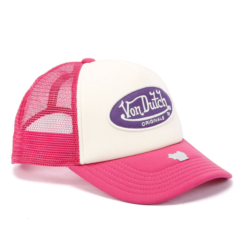 Von Dutch Trucker Tamper Gorras Rosadas De Algodón