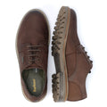 Barbour Sandstone Zapatos De Cuero Marrón Para Hombre Con Cordones.