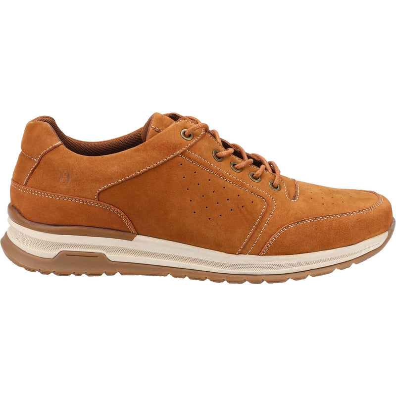 Hush Puppies Joseph Zapatos De Cuero Para Hombre En Color Marrón Claro Con Cordones.