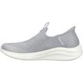 Skechers Ultra Flex 3.0 Smooth Step Zapatillas De Deporte De Mujer De Color Gris Claro