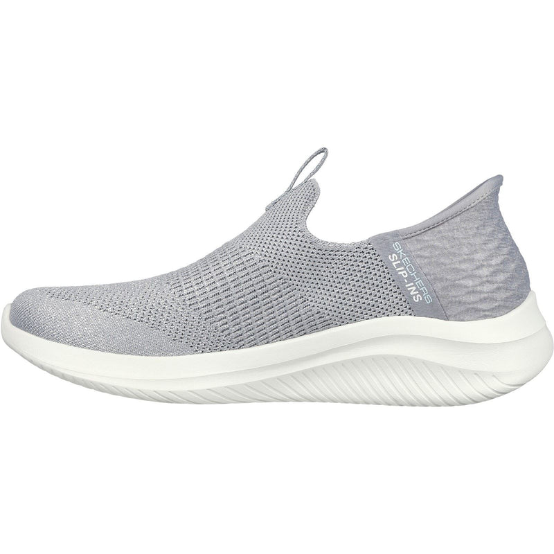 Skechers Ultra Flex 3.0 Smooth Step Zapatillas De Deporte De Mujer De Color Gris Claro