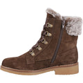 Hush Puppies Florence Botas De Cuero Para Mujer En Color Chocolate