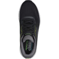 Skechers D'Lux Walker 2.0 Zapatillas De Poliéster Para Hombre En Negro/Lima