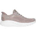 Skechers BOBS Sport Squad Chaos Zapatillas De Tela Para Mujer En Color Topo.